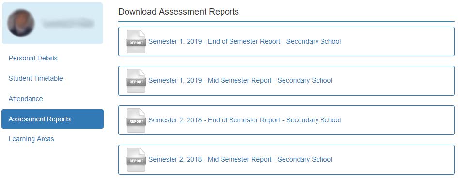 hume student progress report