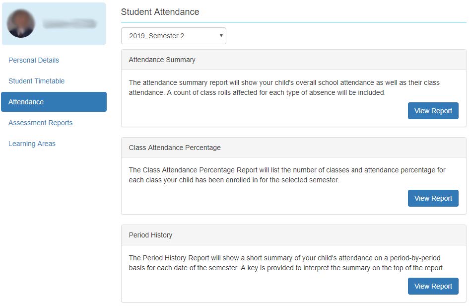 student attendance record